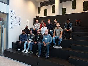 Together with Professor Matthias Leiner, a group of AING students visits the Production Technology Centre of the partner university Högskolan Väst in Trollhättan Sweden in September 2024.