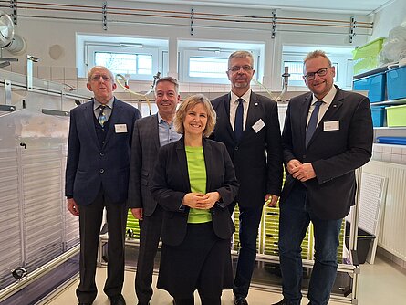 Gruppenbild im Technikum