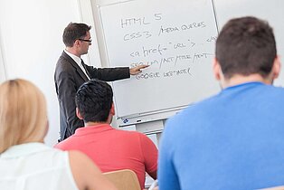 Vorlesung im Studiengang Digital Media Marketing am Campus Zweibrücken ((c) HSKL)