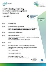 Programme of Staff Week 2024: Internationalisation through Joint Research