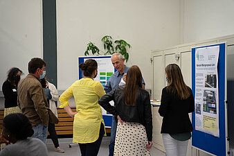 Publikum beim Posterwalk