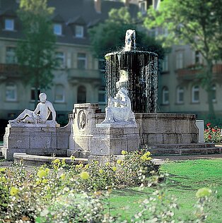 Mannlichplatz Brunnen in Zweibrücken ((c) Stadt Zweibrücken)